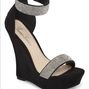 Embellished Platform Wedge